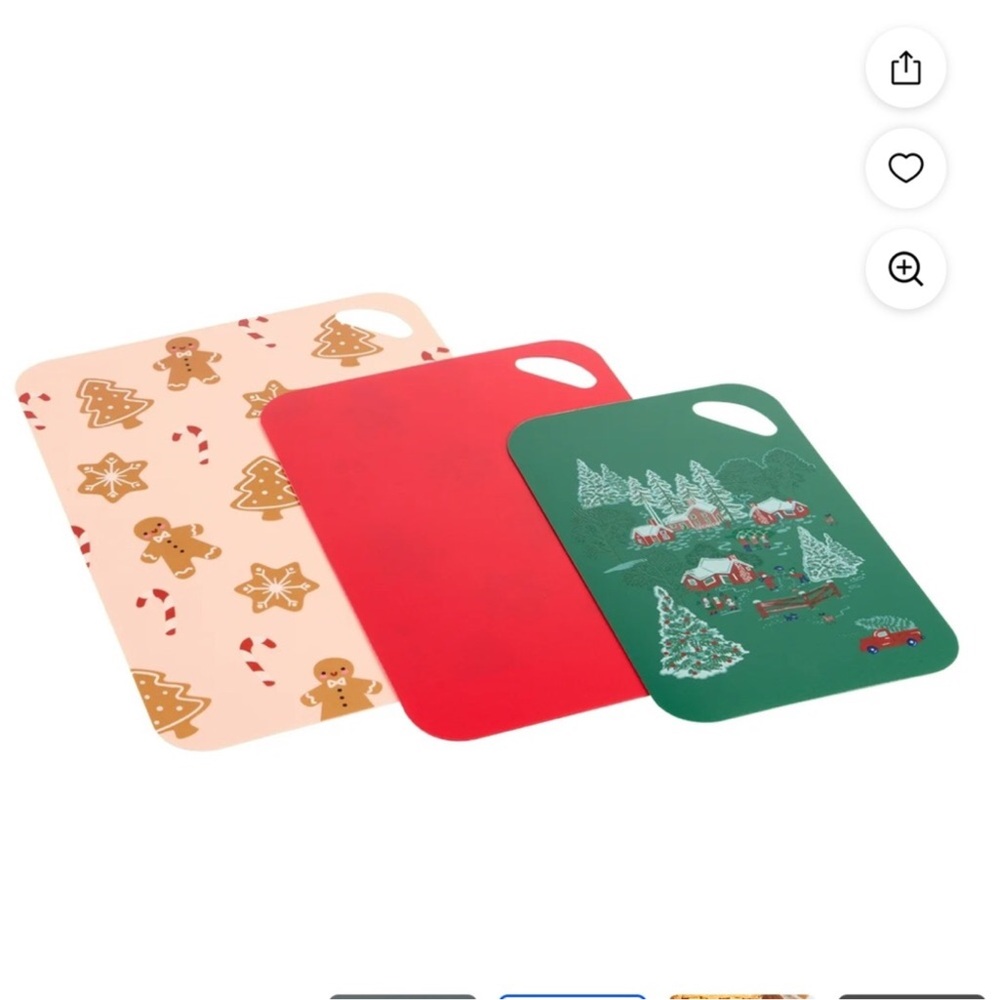 HOLIDAY HOME SET OF THREE FLEXIBLE MATS NWT